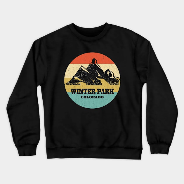 Winter Park Colorado Crewneck Sweatshirt by Anv2